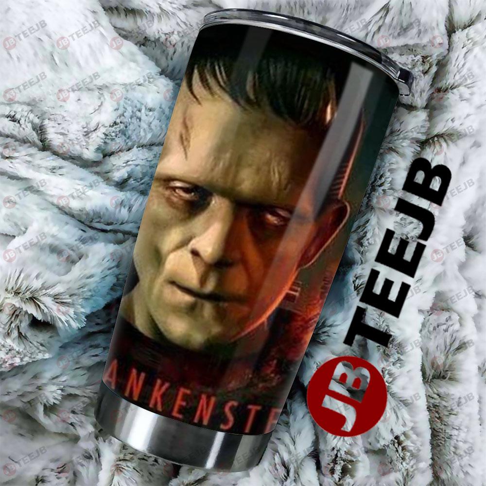 Red Smoke Frankenstein Halloween TeeJB Tumbler