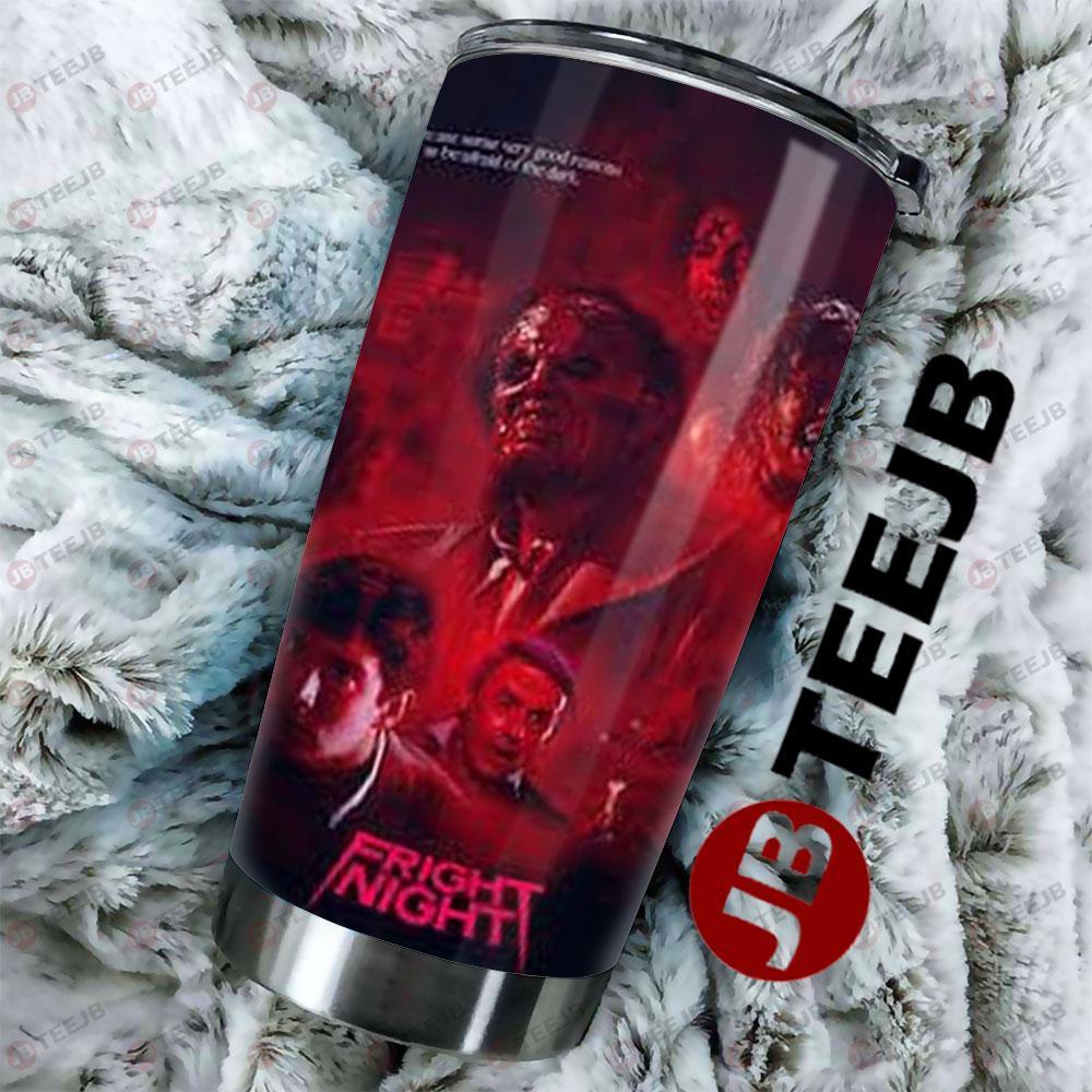 Red Smoke Fright Night Halloween TeeJB Tumbler