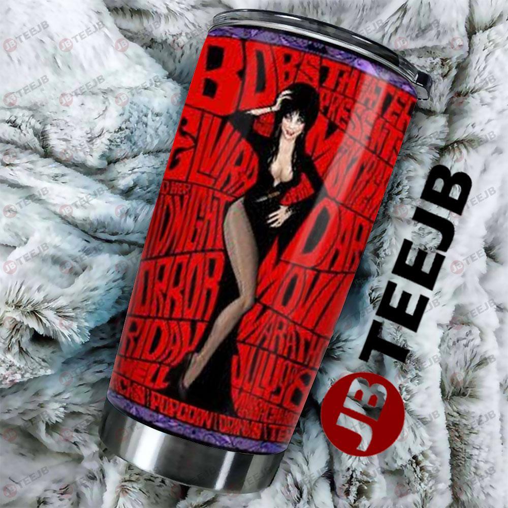 Redline Elvira Mistress Of The Dark Halloween TeeJB Tumbler