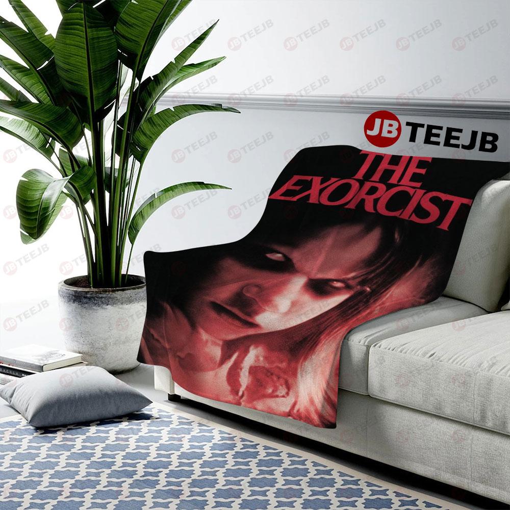 Regan Teresa Macneil The Exorcist Halloween TeeJB US Cozy Blanket