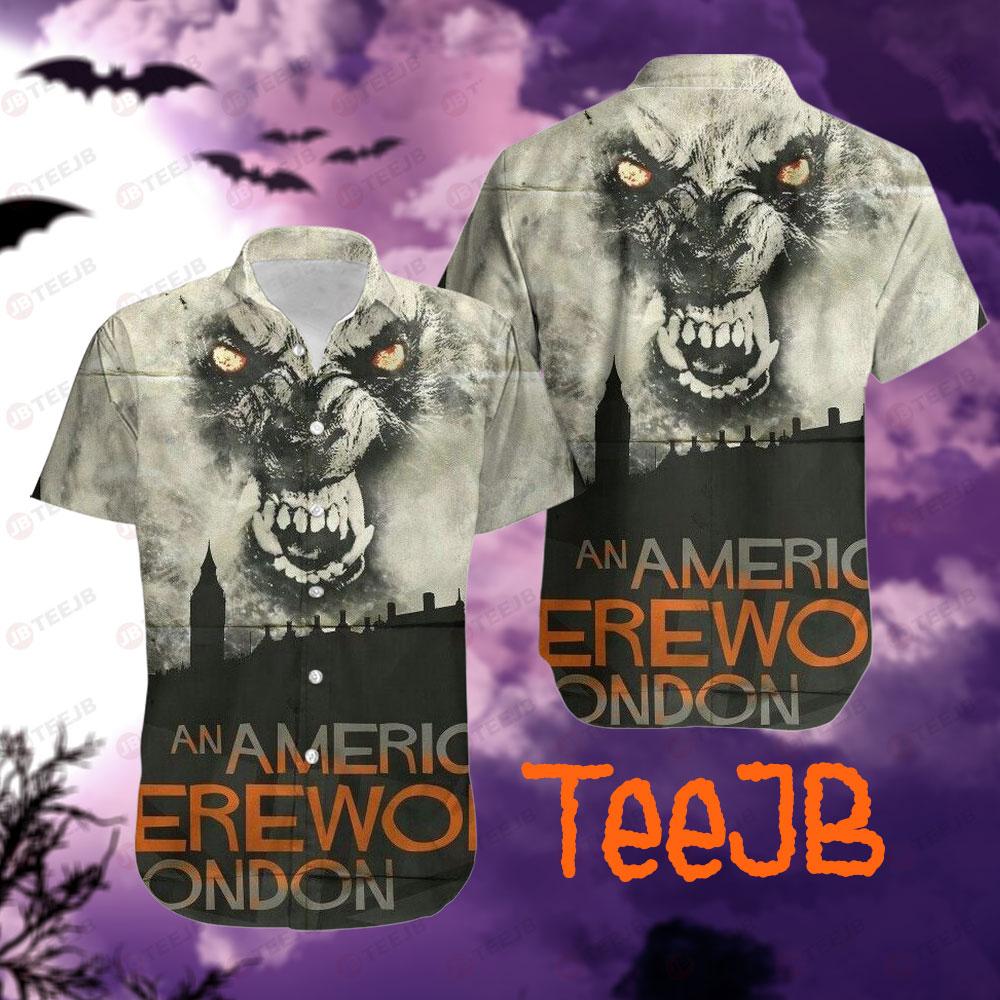 Retro Art Movie An American Werewolf In London Halloween TeeJB Hawaii Shirt
