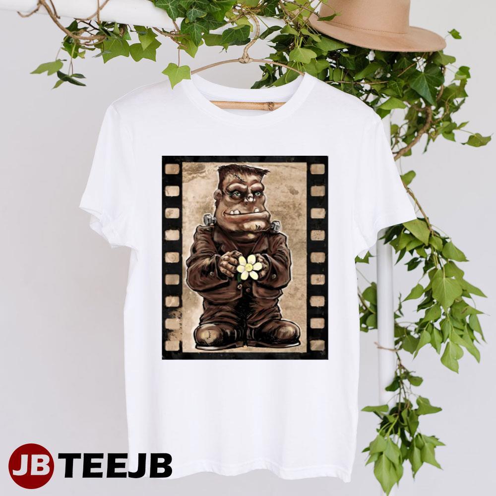 Retro Flower Frankenstein Halloween TeeJB Unisex T-Shirt