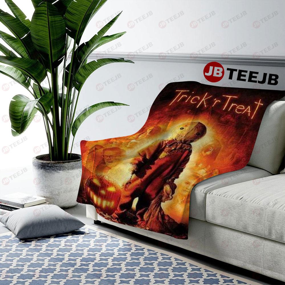 Sam Trick ‘R Treat Halloween TeeJB US Cozy Blanket