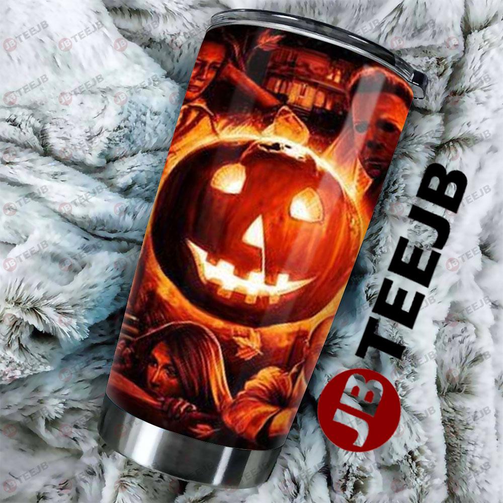 Scared Halloween TeeJB Tumbler