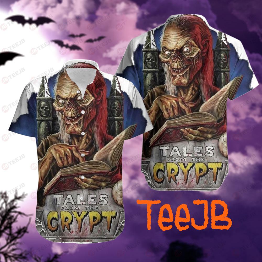 Scary Skull Tales From The Crypt Demon Knight Halloween TeeJB Hawaii Shirt