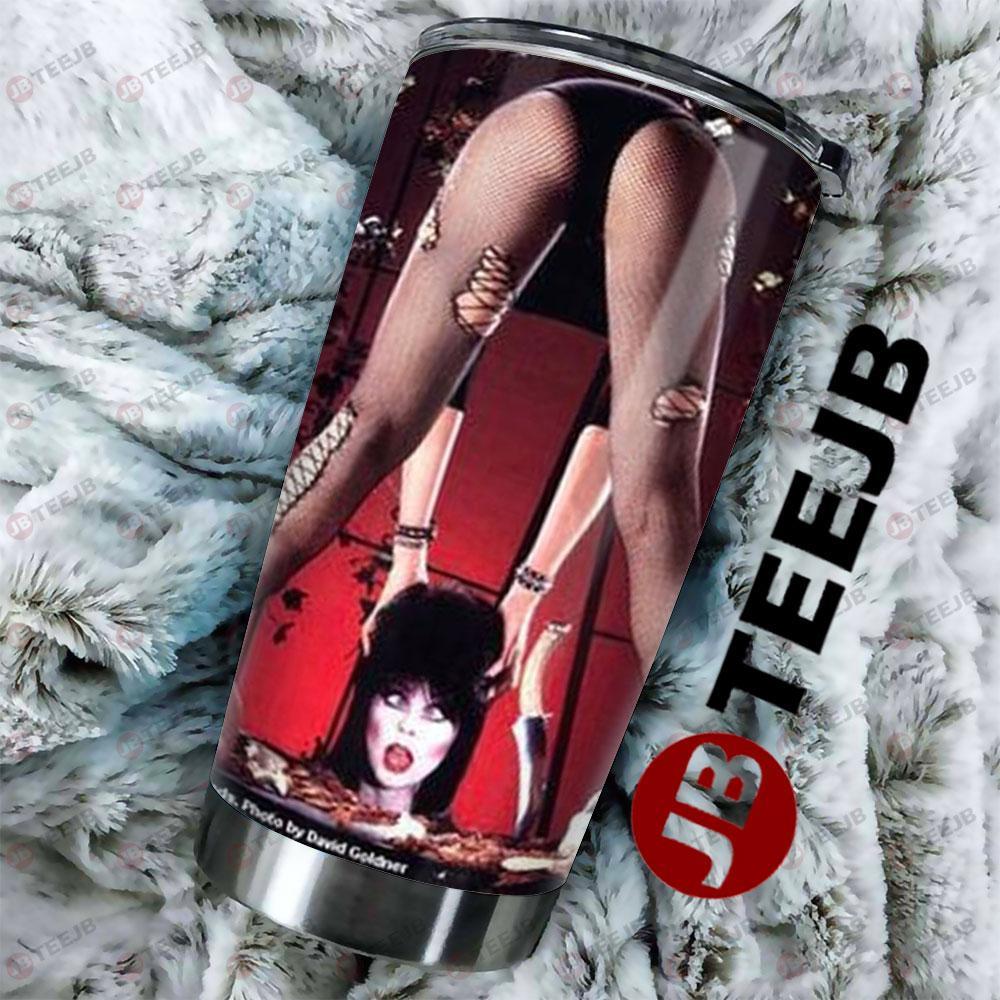 Sexy Elvira Mistress Of The Dark Halloween TeeJB Tumbler