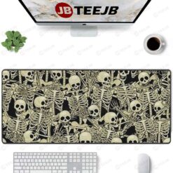 Skeletons Halloween Pattern 230 TeeJB Mouse Pad