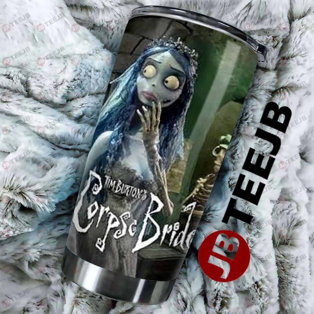 Skull Corpse Bride Halloween TeeJB Tumbler