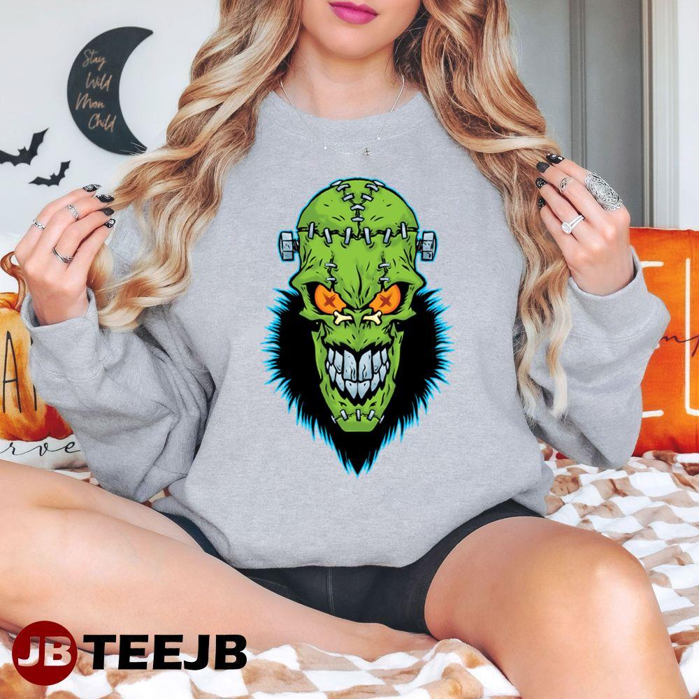 Skull Monster Frankenstein Halloween TeeJB Unisex T-Shirt