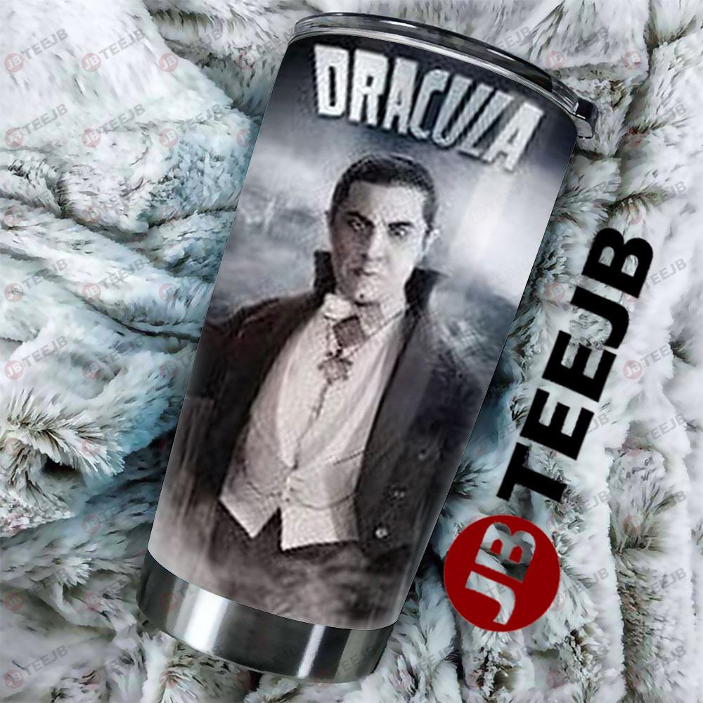 Smoke Style Lugosi Dracula Halloween TeeJB Tumbler