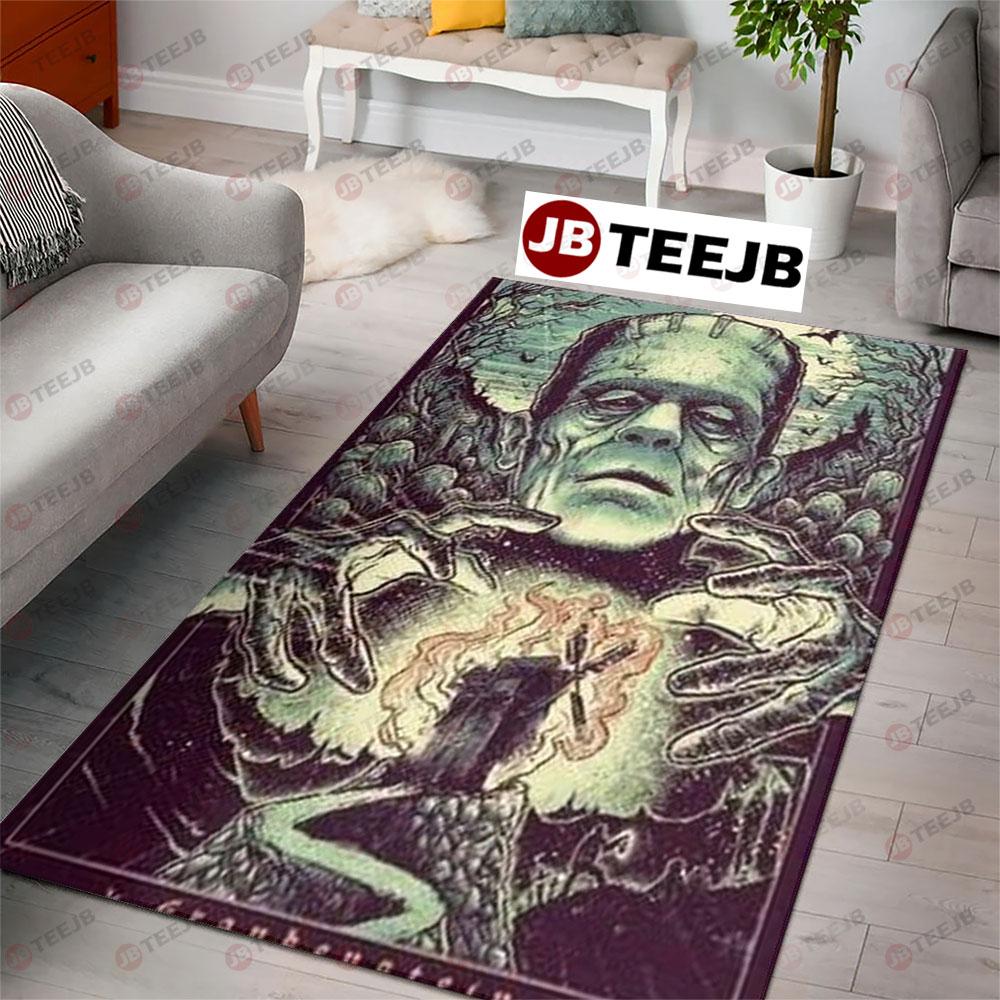 Universal Style Monsters Frankenstein Halloween TeeJB Rug Rectangle