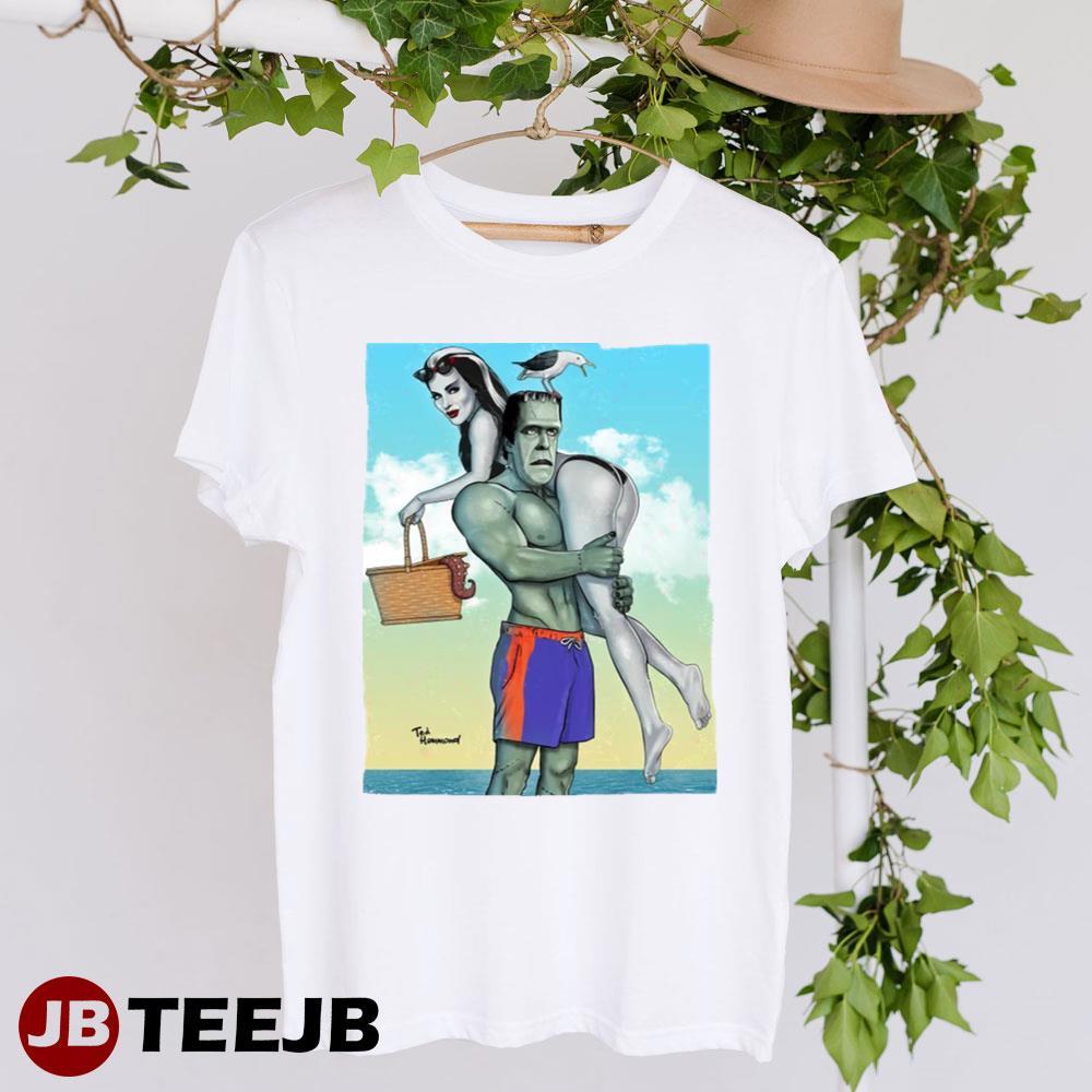 Vacation Time Frankenstein Halloween TeeJB Unisex T-Shirt