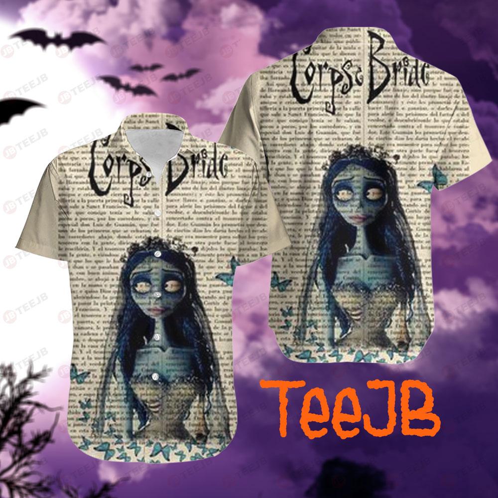 Vintage Fanart Corpse Bride Halloween TeeJB Hawaii Shirt