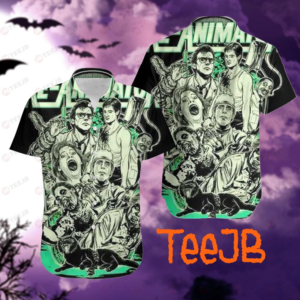 Vintage Halloween Movie Re-Animator TeeJB Hawaii Shirt