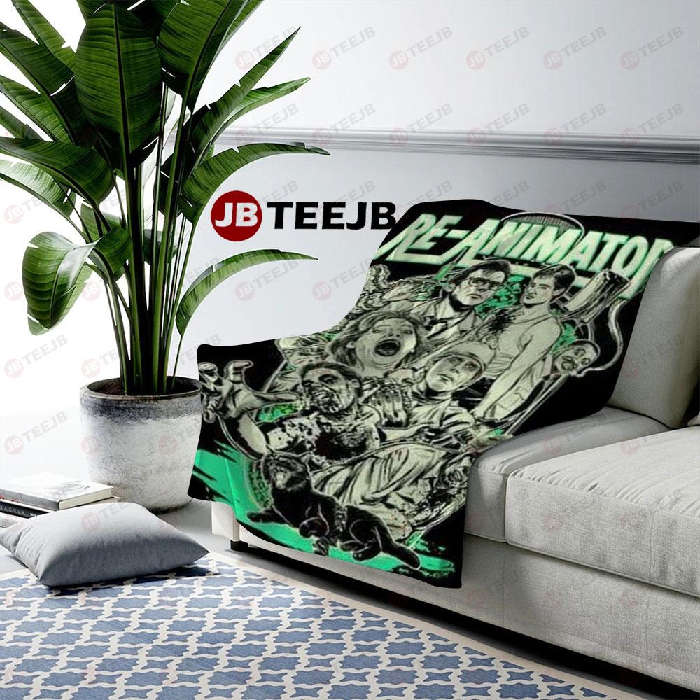 Vintage Halloween Movie Re-Animator TeeJB US Cozy Blanket