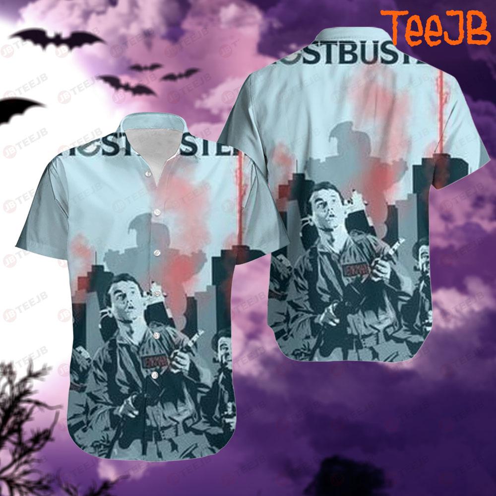 Vintage Movie Ghostbusters Halloween TeeJB Hawaii Shirt