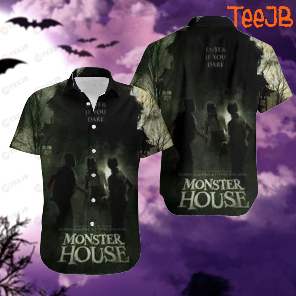 Vintage Style Monster House Halloween TeeJB Hawaii Shirt