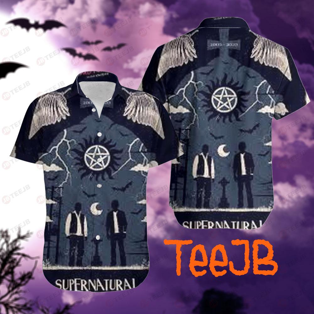 Vintage Sun Supernatural Halloween TeeJB Hawaii Shirt