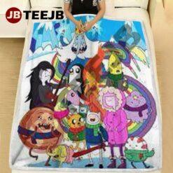 Adventure Time Christmas 12 Blanket