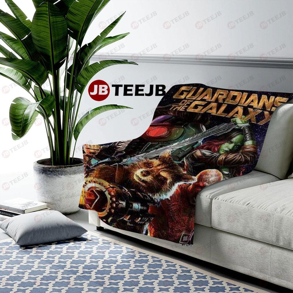 All Team The Guardians Of The Galaxy Holiday Special US Cozy Blanket