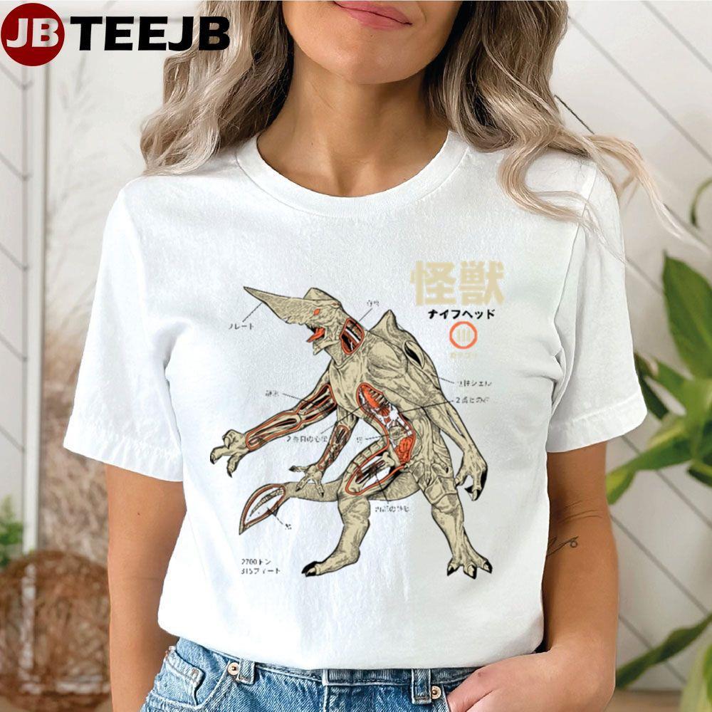 Anatomy Kaiju Anime Manga TeeJB Unisex T-Shirt