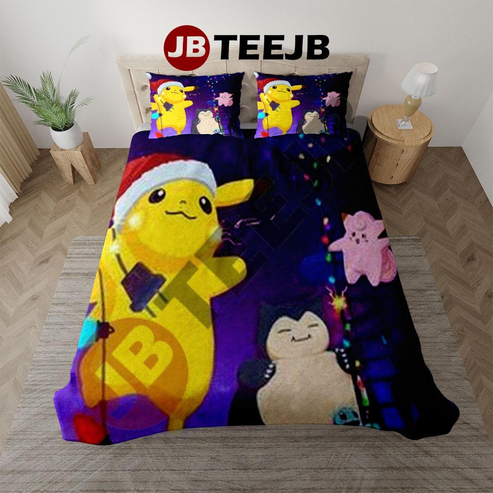 Art Pokémon Christmas 22 Bedding Set