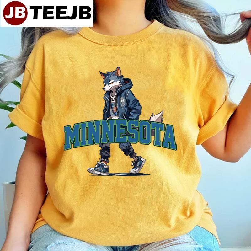 Basketball Hype Beast Mascot Minnesota Timberwolves TeeJB Unisex T-Shirt