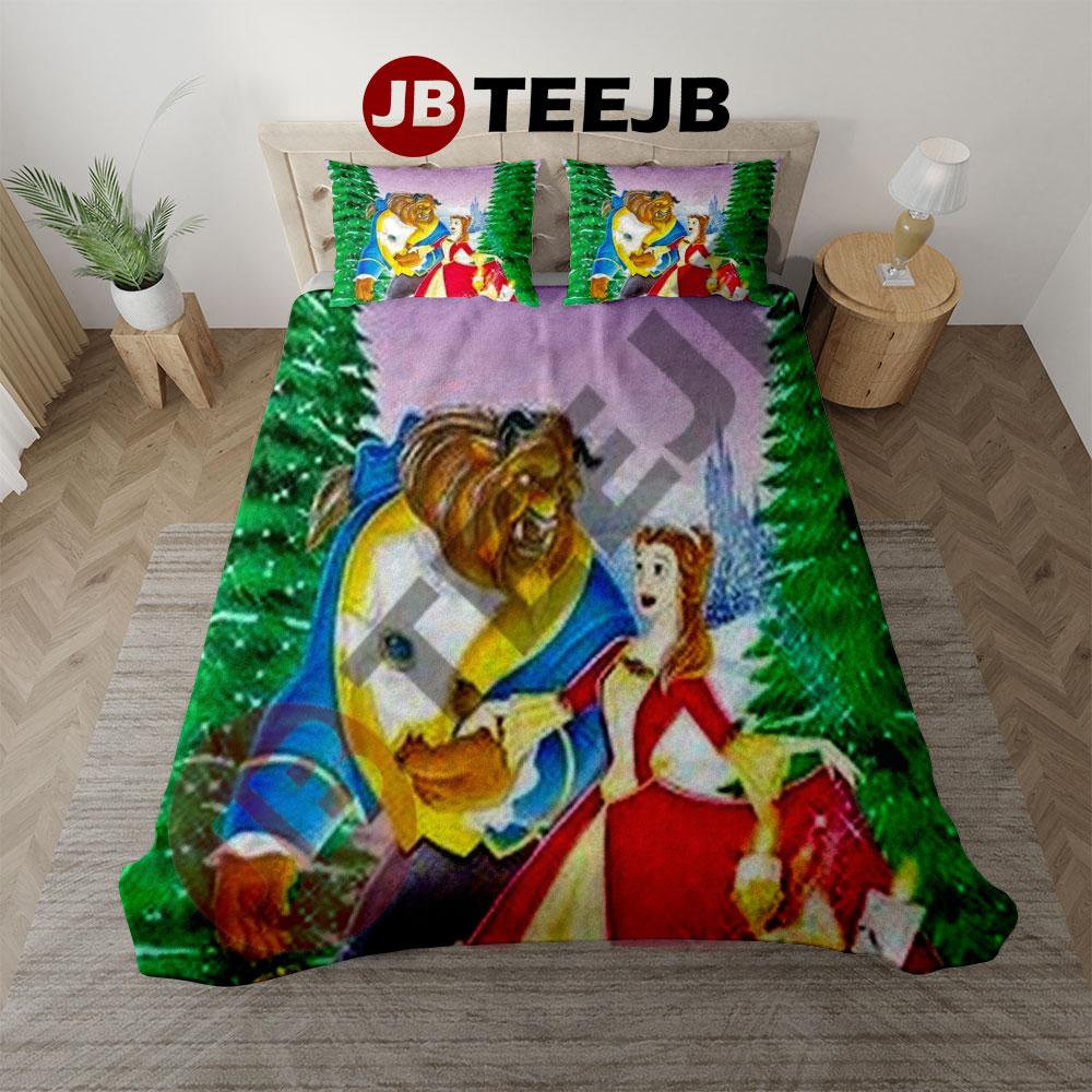 Beauty And The Beast The Enchanted Christmas 1 Bedding Set