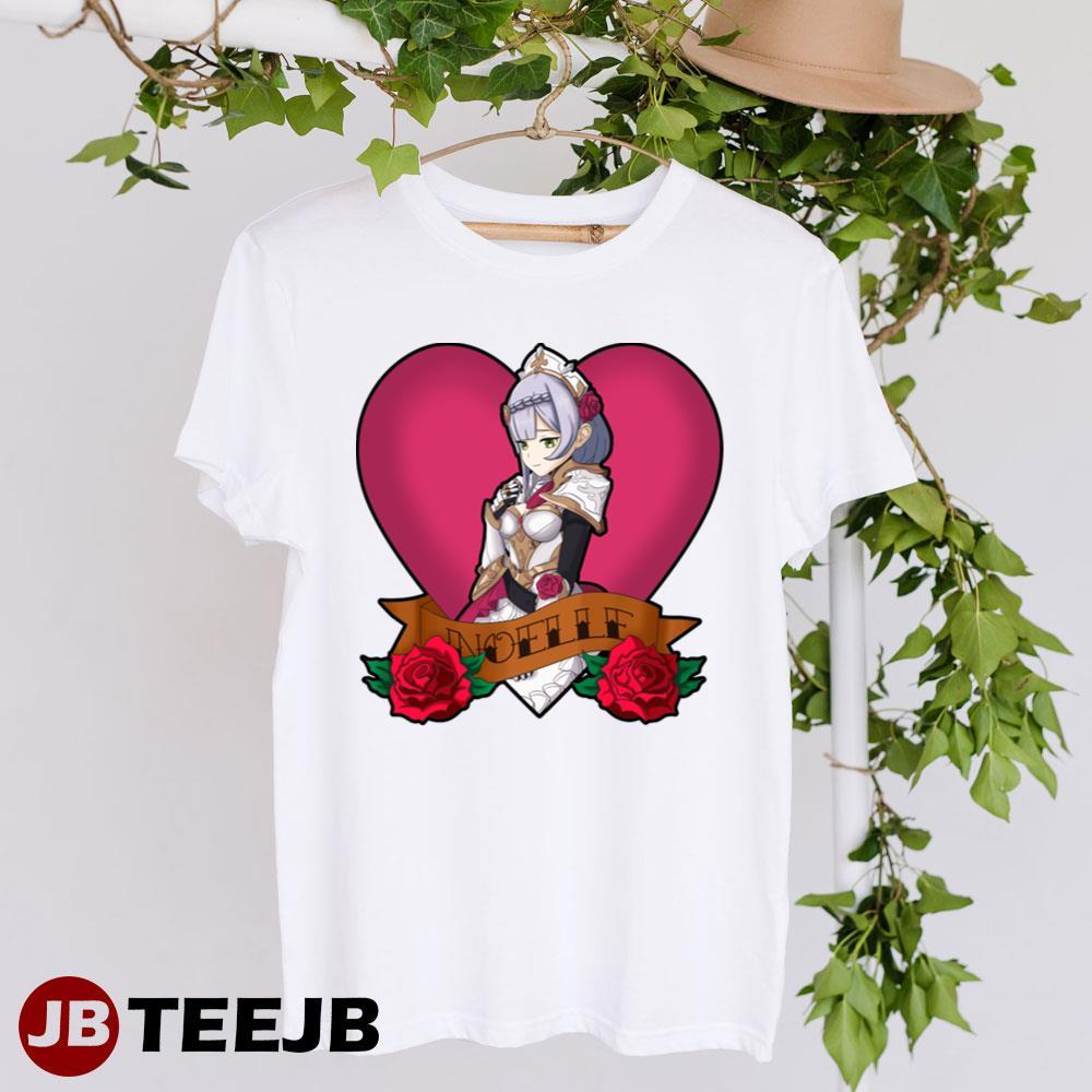 Best Maid Noelle Genshin Impact Anime Manga TeeJB Unisex T-Shirt