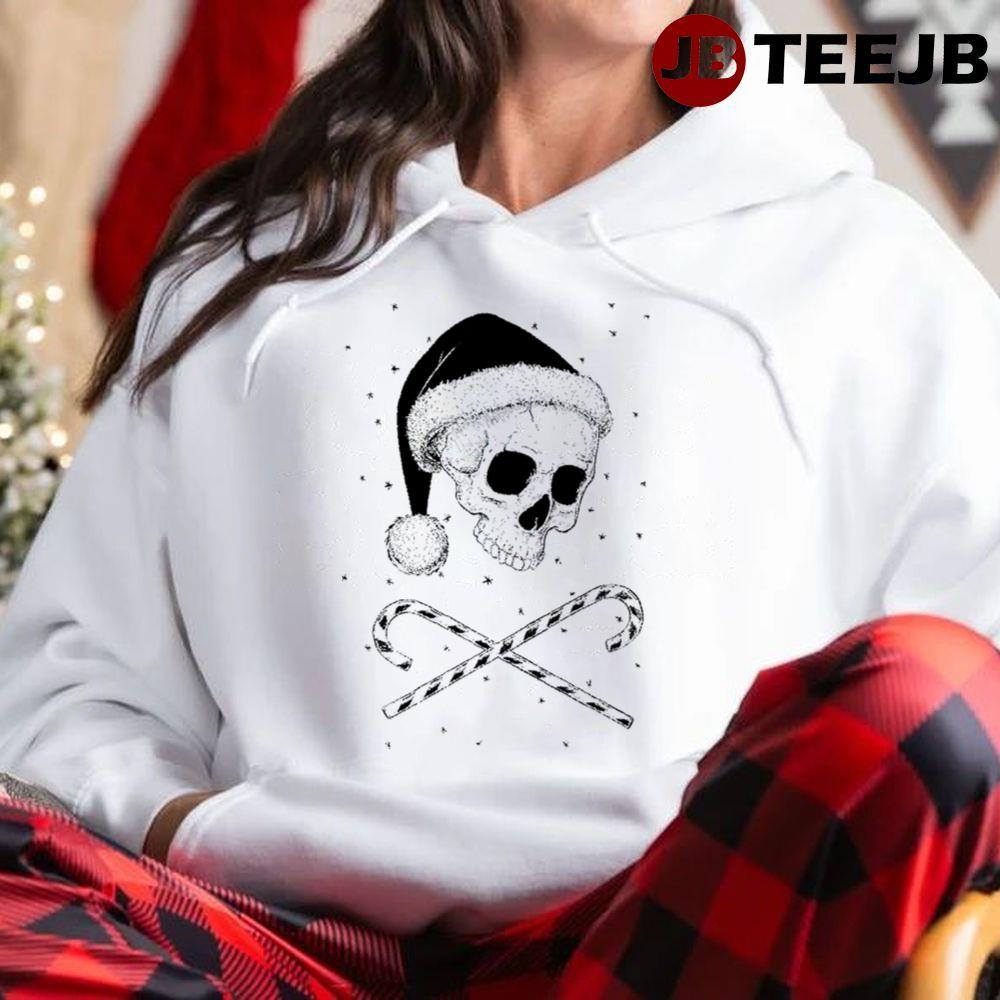 Black Skull Christmas TeeJB Unisex Hoodie