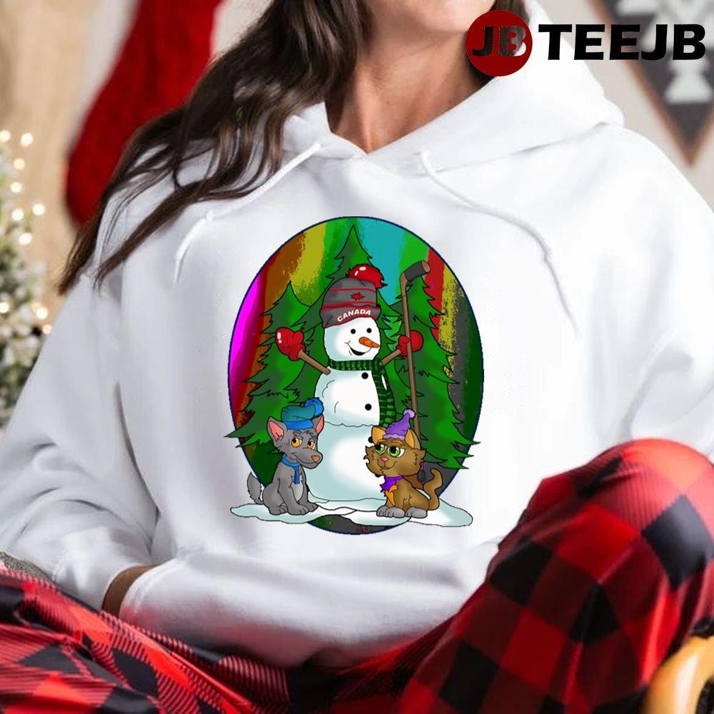 Canadian Christmas TeeJB Unisex Hoodie