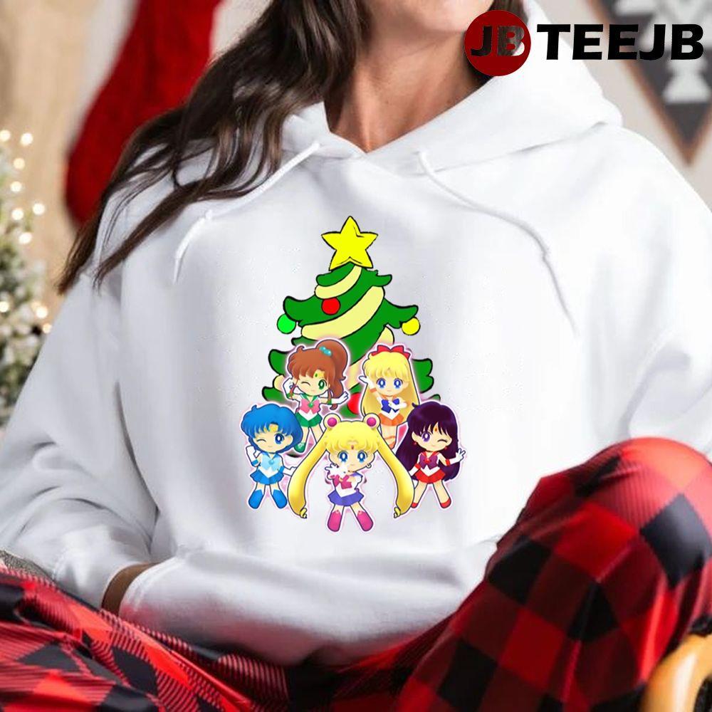 Cartoon Sailor Moon Christmas TeeJB Unisex Hoodie