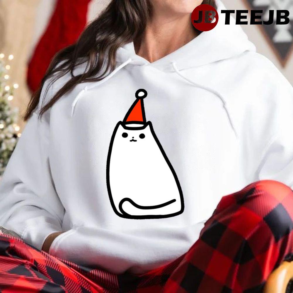 Christmas White Cat TeeJB Unisex Hoodie