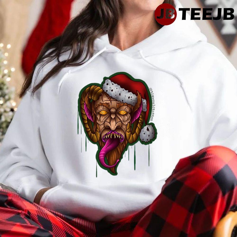 Claus Krampus Christmas TeeJB Unisex Hoodie