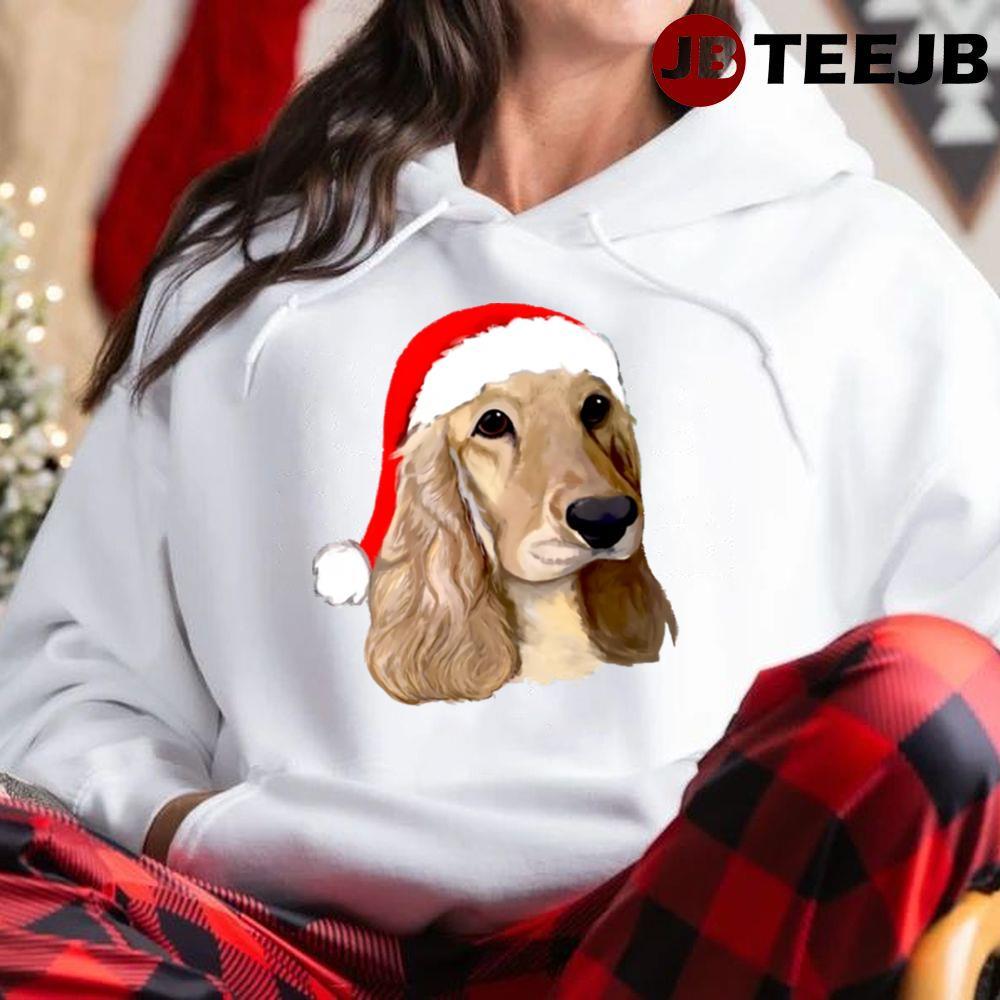 Cocker Spaniel At Christmas TeeJB Unisex Hoodie