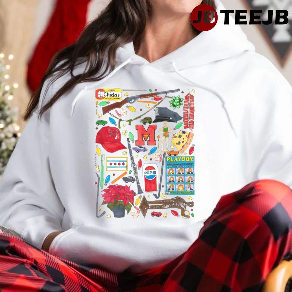 Color Icon Home Alone Christmas TeeJB Unisex Hoodie