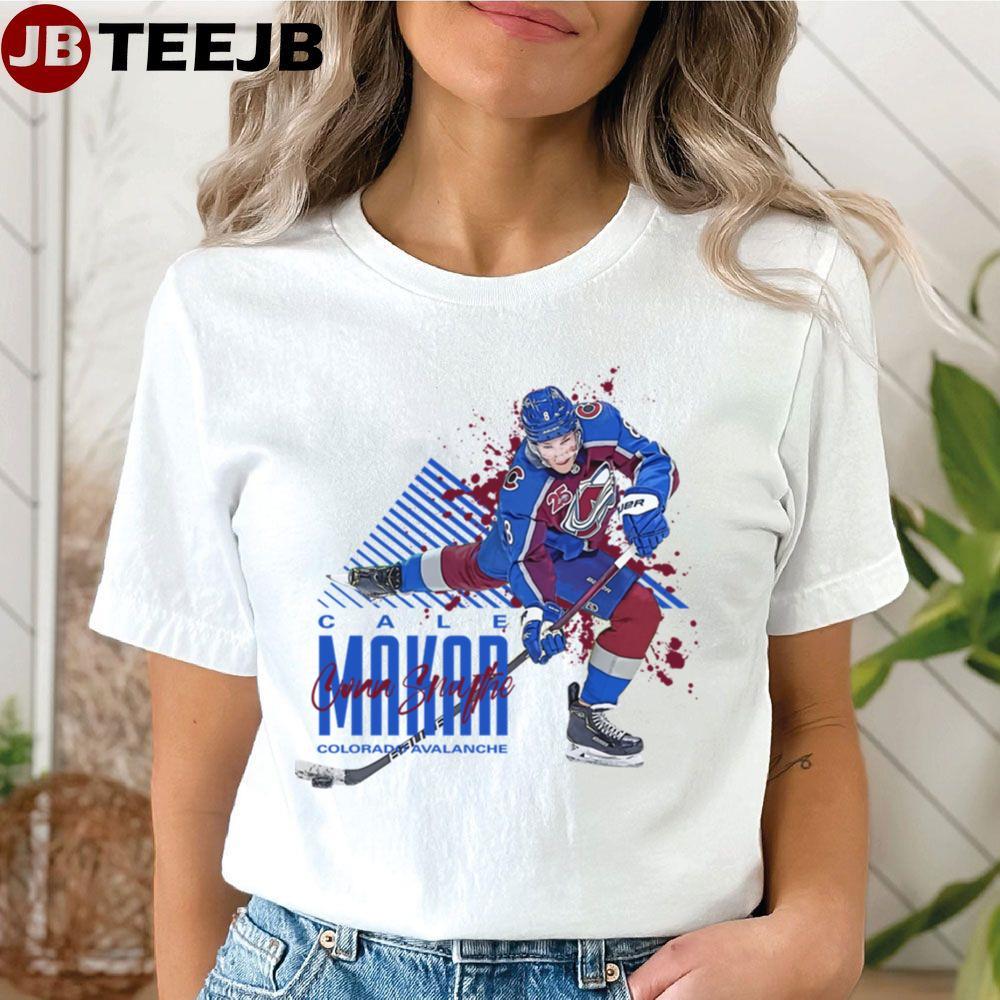 Colorado Avalanche Cale Makar Hockey TeeJB Unisex T-Shirt