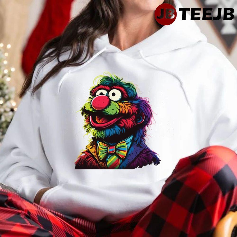 Colorful Happy The Muppet Christmas Carol TeeJB Unisex Hoodie