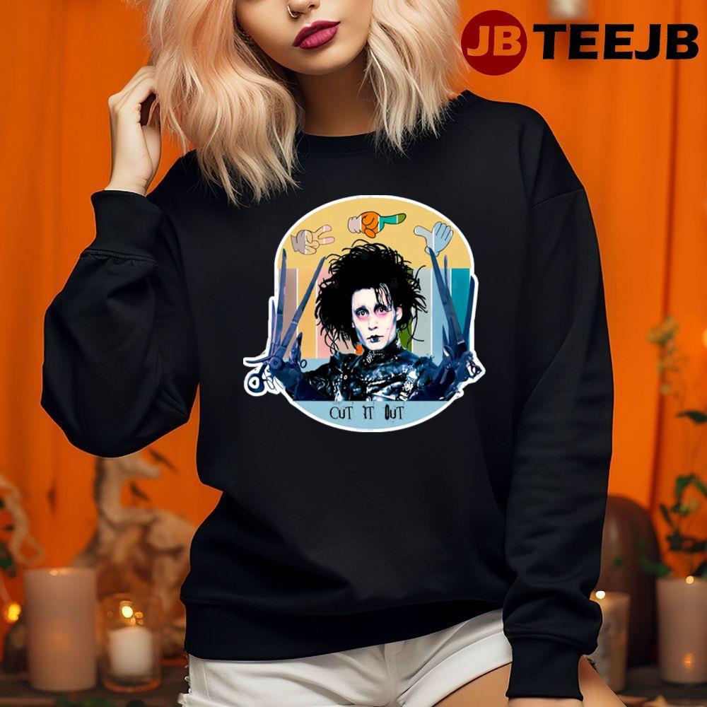 Cut It Out Edward Scissorhands Halloween TeeJB Unisex T-Shirt