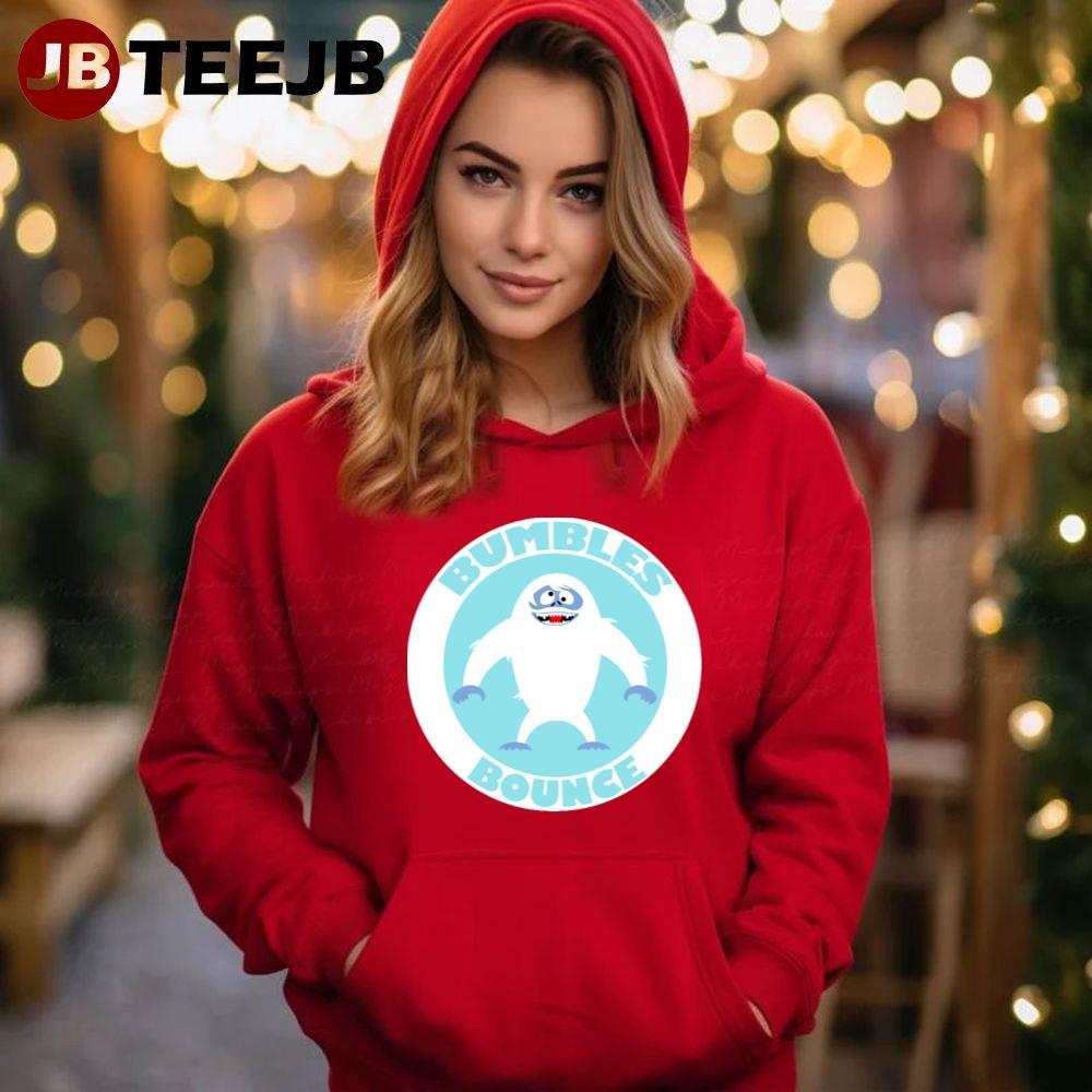 Cute Bumbles Bounce Rudolph The Red Nosed Reindeer Christmas TeeJB Unisex Hoodie