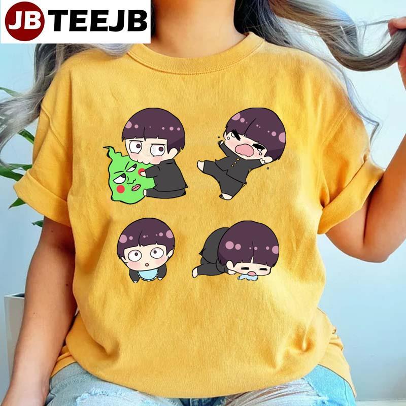 Cute Chibi Shigeo Kageyama Mob Psycho 100 Manga TeeJB Unisex T-Shirt