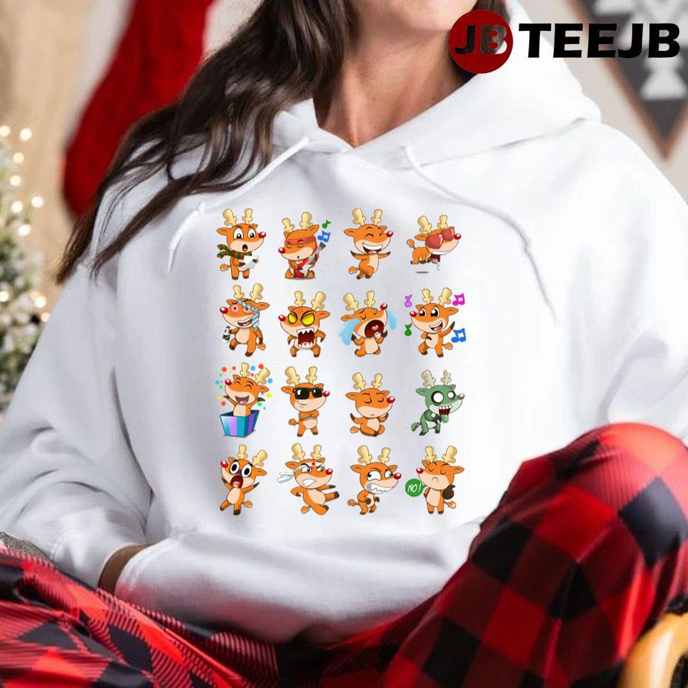 Cute Deers Christmas TeeJB Unisex Hoodie