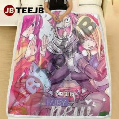 Cute Fairy Tail Anime Christmas 12 Blanket