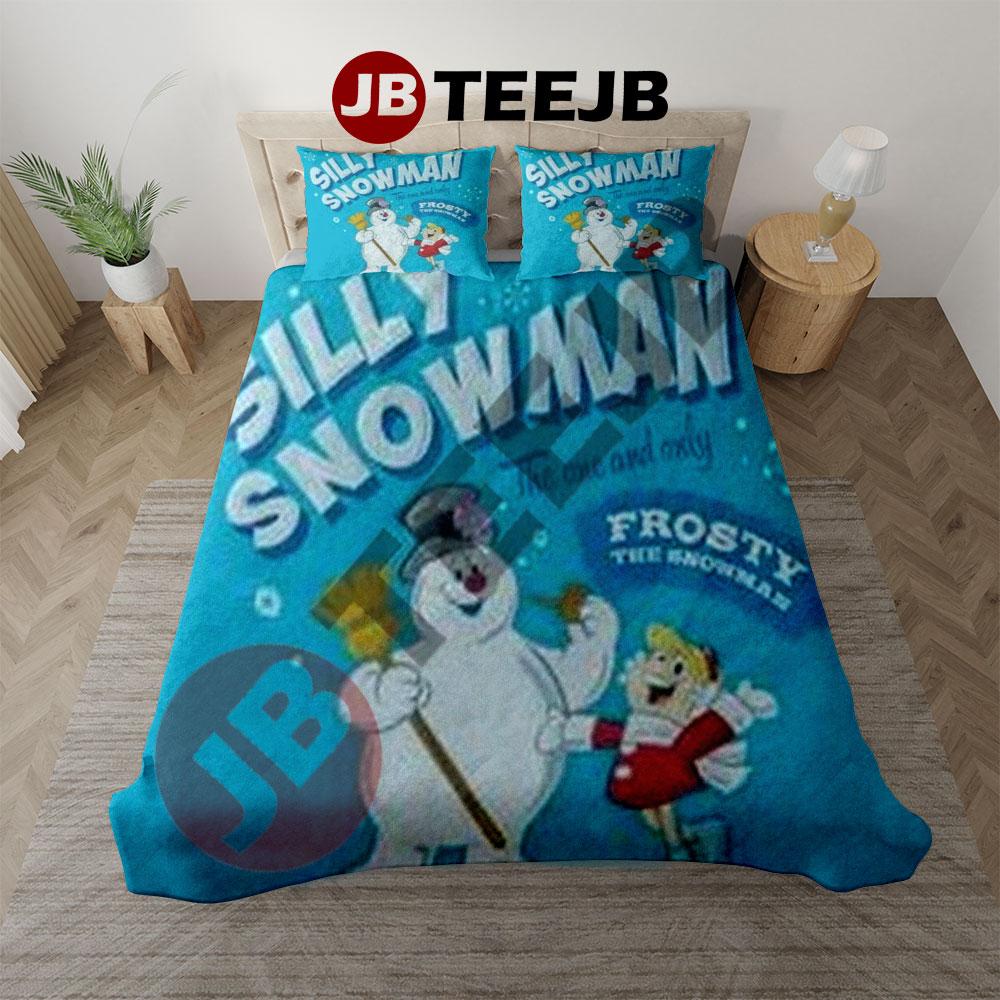 Cute Frosty The Snowman 6 Bedding Set