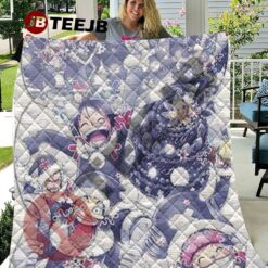 Cute One Piece Manga Christmas 4 Quilt