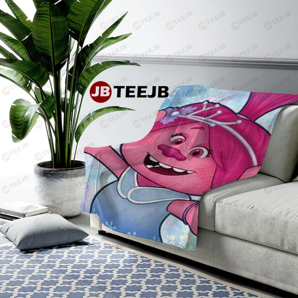 Cute Trolls Holiday 05 US Cozy Blanket