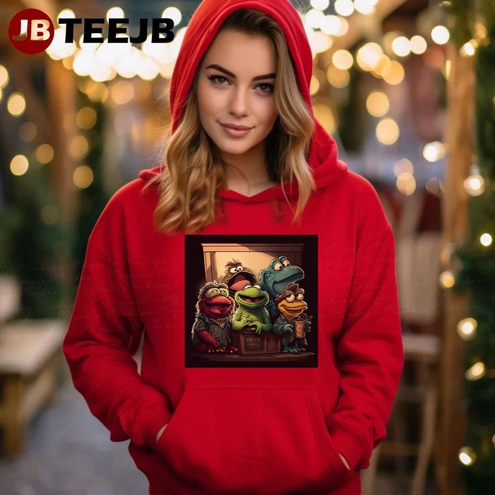 Dark Style A Muppets Christmas Letters To Santa TeeJB Unisex Hoodie