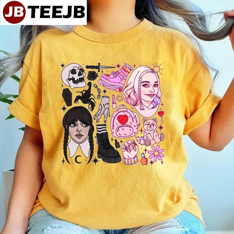 Enid Wednesday Halloween TeeJB Unisex T-Shirt