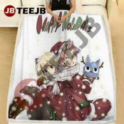 Fairy Tail Anime Christmas 17 Blanket