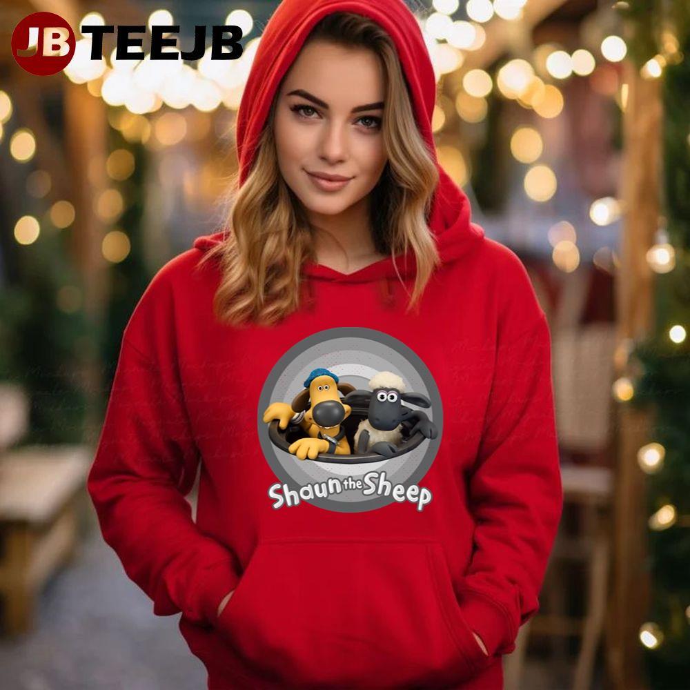 Friend Shaun The Sheep The Fight Before Christmas 2021 TeeJB Unisex Hoodie